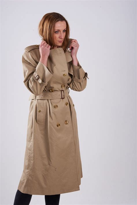 vintage burberry ladies trench coat|burberry classic trench coat women.